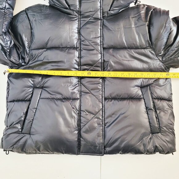 Gap Big Puff Cropped Black PrimaLoft Jacket BNWT - Size Large - Picture 14 of 15